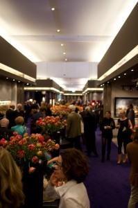 A typical hallway inside of the fair