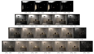 Listing of all individual sampling strategies used by BDPT. Many are too noisy to be used in this form...